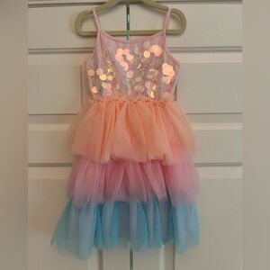 Lola + the Boys Paillette Ombré Tutu dress